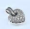 Pendentif Pendentif cœur en or blanc 18 carats serti de 29 diamants 58 Facettes AB311
