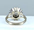 Bague 51 Bague marguerite en or blanc 18 carats et diamants 58 Facettes AB322