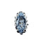 Bague 52 Bague marquise en or blanc 18 carats et aigue-marine 58 Facettes AB319