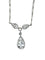Collier Collier pendentif en or blanc 18 carats et diamants, vers 1910-1920 58 Facettes AB326