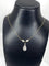 Collier Collier pendentif en or blanc 18 carats et diamants, vers 1910-1920 58 Facettes AB326