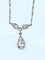 Collier Collier pendentif en or blanc 18 carats et diamants, vers 1910-1920 58 Facettes AB326