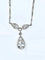 Collier Collier pendentif en or blanc 18 carats et diamants, vers 1910-1920 58 Facettes AB326