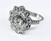 Bague 51 Bague marguerite en or blanc 18 carats et diamants 58 Facettes AB332