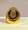 Bague 51 Bague en or jaune 18 carats à topaze cabochon 58 Facettes AB340