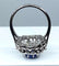 Bague 57 Bague marguerite en or blanc 18 carats et platine, saphir et diamants 58 Facettes AB347