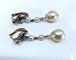 Boucles d'oreilles Boucles d’oreilles en or 18 carats, perles et diamants vers 1900 58 Facettes AB358