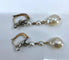 Boucles d'oreilles Boucles d’oreilles en or 18 carats, perles et diamants vers 1900 58 Facettes AB358