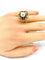 Bague 52 Bague en or 18 carats et argent avec perle fine et diamants 58 Facettes AB348