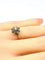 Bague 53 Bague solitaire en or blanc 18 carats avec diamant 0,40-0,45 ct 58 Facettes AB359
