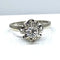 Bague 53 Bague solitaire en or blanc 18 carats avec diamant 0,40-0,45 ct 58 Facettes AB359