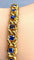 Bracelet Bracelet en or jaune 18 carats et saphirs de Ceylan 58 Facettes AB425