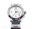 Montre Cartier Pasha GMT - Montre en acier aux méridiens 58 Facettes AB442