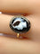 Bague 54 Bague en or jaune 18 carats avec camée en onyx, vers 1880 58 Facettes AB446