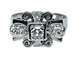 Bague 52.5 Bague en or blanc 18 carats et diamants, vers 1930 58 Facettes AB451