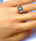 Bague 52.5 Bague en or blanc 18 carats et diamants, vers 1930 58 Facettes AB451