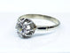 Bague 55 Bague solitaire diamant 0,60 ct en or blanc 18 carats et platine 58 Facettes AB457