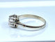 Bague 55 Bague solitaire diamant 0,60 ct en or blanc 18 carats et platine 58 Facettes AB457