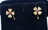 Boucles d'oreilles Boucles d’oreilles en or jaune 18 carats, rubis et diamants 58 Facettes AB459