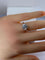 Bague 51 Bague en or blanc 18 carats avec diamant taille brillant 58 Facettes AB462