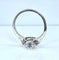Bague 51 Bague en or blanc 18 carats avec diamant taille brillant 58 Facettes AB462