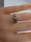 Bague 51 Bague en or blanc 18 carats avec diamant taille brillant 58 Facettes AB463
