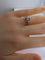 Bague 51 Bague en or blanc 18 carats avec diamant taille brillant 58 Facettes AB463