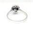 Bague 51 Bague en or blanc 18 carats avec diamant taille brillant 58 Facettes AB463