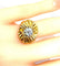Bague 50 Bague en or jaune 18 carats avec diamant taille ancienne 58 Facettes AB466