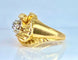 Bague 50 Bague en or jaune 18 carats avec diamant taille ancienne 58 Facettes AB466