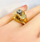 Bague 50 Bague en or jaune 18 carats avec diamant taille ancienne 58 Facettes AB466