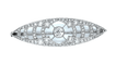 Broche Broche en or blanc 18 carats et platine sertie de diamants vers 1900 58 Facettes AB473