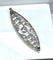 Broche Broche en or blanc 18 carats et platine sertie de diamants vers 1900 58 Facettes AB473