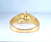 Bague 53 Bague toi et moi en or jaune 18 carats, diamant et perle 58 Facettes AB470