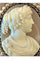 Broche Broche camée Caroline Murat - Broche en or jaune 18 carats, agate, perles et diamants 58 Facettes AB472