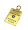 Pendentif Pendentif passeport en or jaune 18 carats 58 Facettes AB474