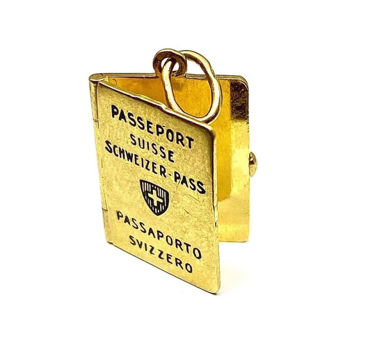 Pendentif Pendentif passeport en or jaune 18 carats 58 Facettes AB474