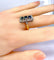 Bague 58 Bague en or 18 carats sertie de saphirs et diamants, vers 1900 58 Facettes AB483