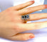 Bague 58 Bague en or 18 carats sertie de saphirs et diamants, vers 1900 58 Facettes AB483