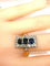 Bague 58 Bague en or 18 carats sertie de saphirs et diamants, vers 1900 58 Facettes AB483