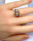 Bague 49 Bague en or jaune 18 carats et diamants taille ancienne vers 1900 58 Facettes AB497