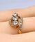 Bague 49 Bague en or jaune 18 carats et diamants taille ancienne vers 1900 58 Facettes AB497