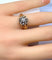 Bague 51 Bague marguerite en or jaune 18 carats et diamants, vers 1960 58 Facettes AB498