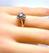 Bague 51 Bague marguerite en or jaune 18 carats et diamants, vers 1960 58 Facettes AB498