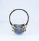 Bague 58 Bague Art déco en or blanc 18 carats, saphir Ceylan 9,40 ct et diamants 58 Facettes AB503