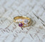 Bague 58 Bague Toi et Moi - Rubis et diamants en or jaune 58 Facettes