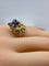Bague 50 Parure - Bague et boucles d’oreilles en or jaune 18 carats, améthystes et diamants 58 Facettes AB506