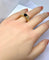 Bague 52 Bague jonc en or jaune 18 carats avec saphir et diamants 58 Facettes AB511