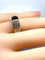 Bague 52 Bague jonc en or jaune 18 carats avec saphir et diamants 58 Facettes AB511
