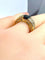 Bague 52 Bague jonc en or jaune 18 carats avec saphir et diamants 58 Facettes AB511